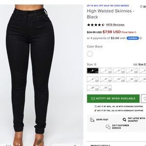 Fashion Nova Jeans